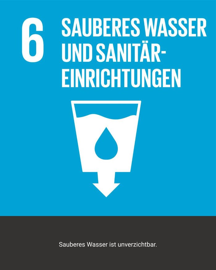 SDG 6 – Sauberes Wasser und Sanitäreinrichtungen