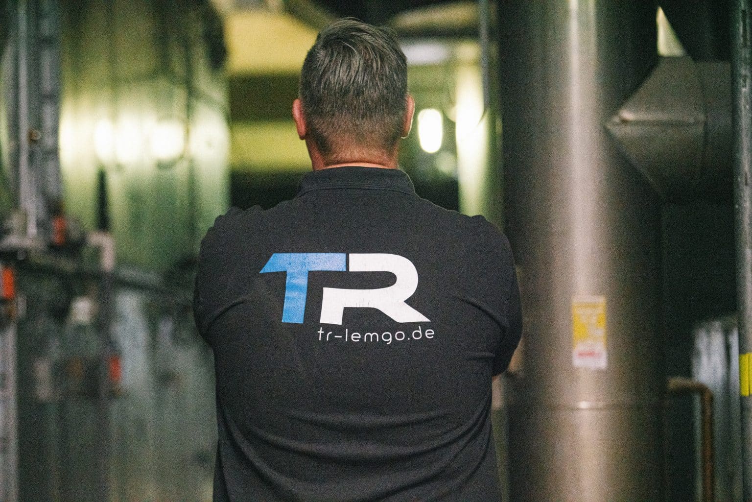 T&R Mitarbeiter in der Anlage